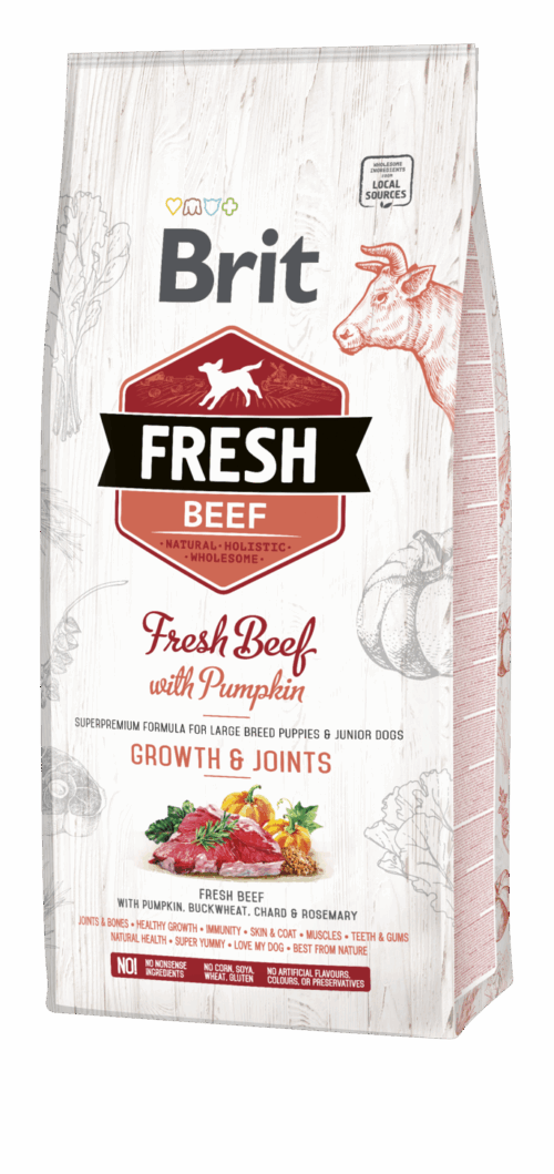 Brit Fresh Beef Junior Large Growth & Joints 2.5kg