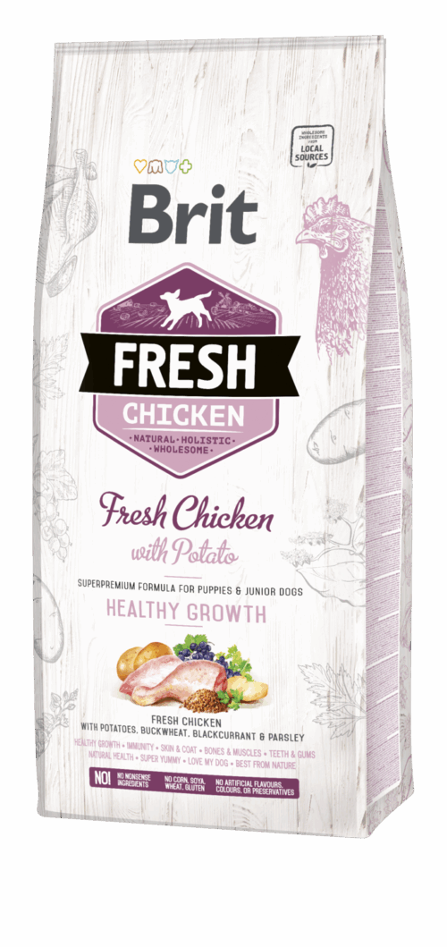 Brit Fresh Chicken Junior Ηealthy Growth 2.5kg