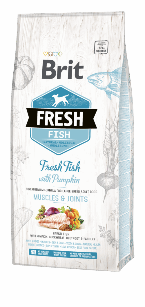 Brit Fresh Fish Adult Large Muscles & Joints 12kg