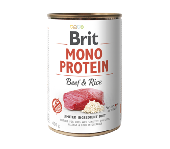 Brit Dog Cans Monoprotein Beef & Rice 400gr
