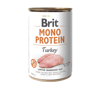 Brit Dog Cans Monoprotein Turkey 400gr