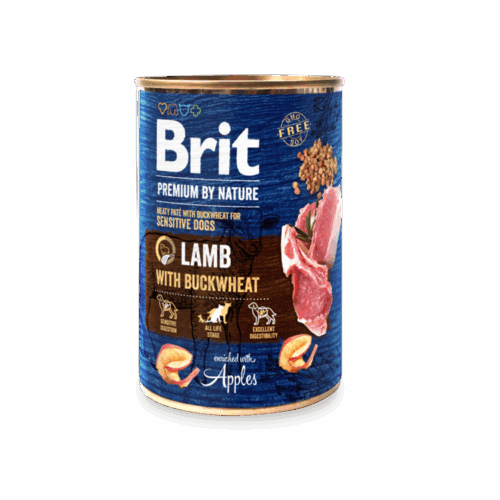 Brit Premium Cans Lamb with Buckwheat 800gr