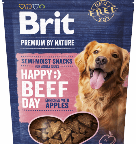 Brit PR Dog SN Semi-Moist Beef&Apples 180g