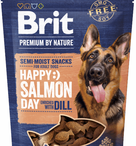 Brit PR Dog SN Semi-Moist Salmon&Dill 180g