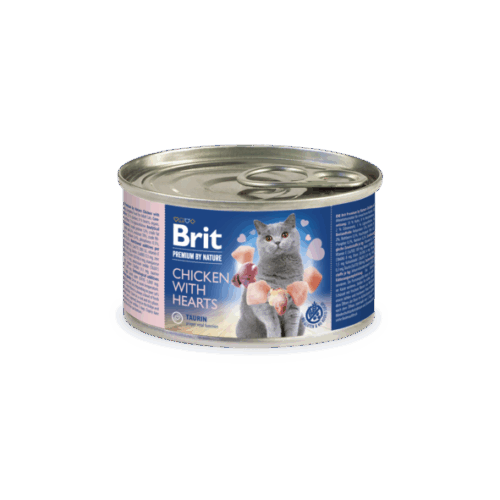 Brit Premium Cans Chicken with Hearts 800gr