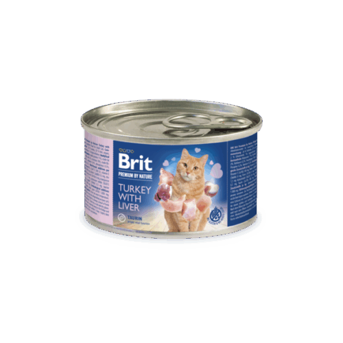 Brit Premium Cans Turkey with Liver 800gr