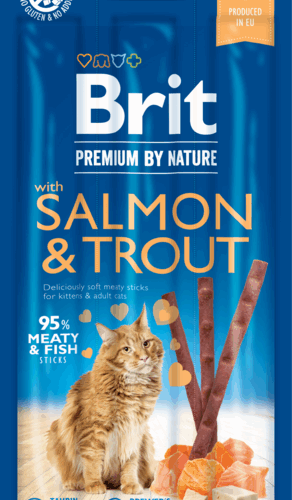Brit Premium Cat Στικς Salmon & Trout 3pcs