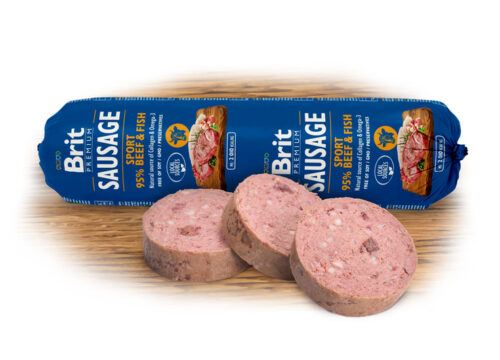 Brit Sausage Sport Beef & Fish 800gr