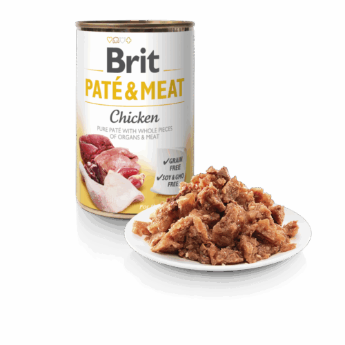 Brit Dog Cans Pate&Meat Chicken 800gr
