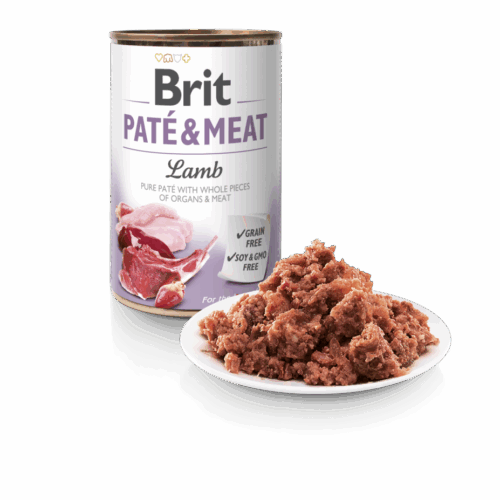Brit Dog Cans Pate&Meat Lamb 400gr