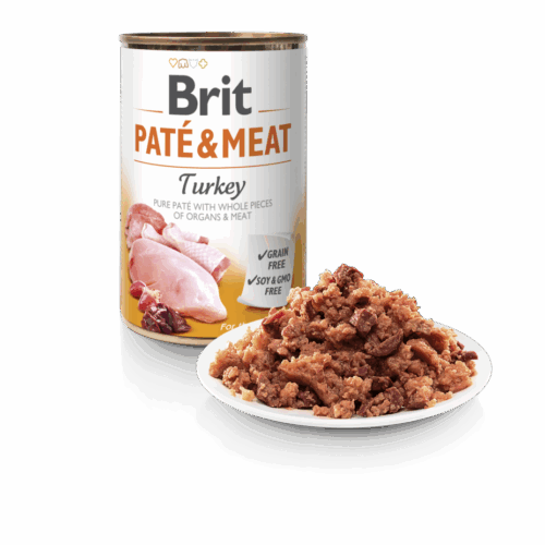 Brit Dog Cans Pate&Meat Turkey 800gr