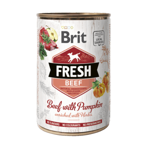 Brit Fresh cans Beef with Pumpkin 400gr