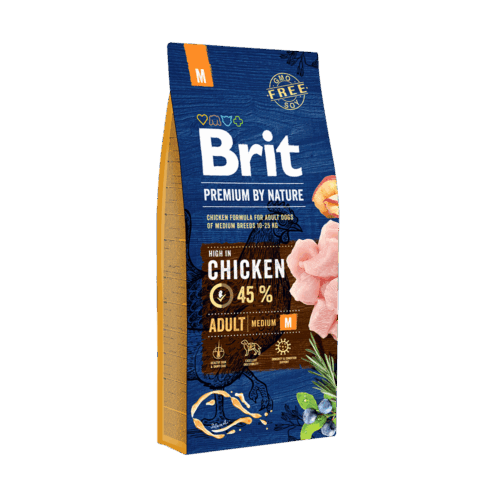 Brit Premium By Nature Adult Μ 15kg