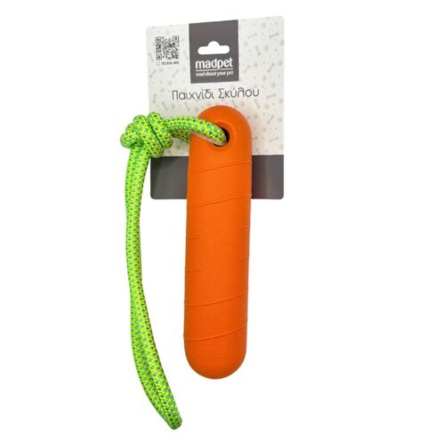 ΠΑΙΧΝΙΔΙ ΡΑΒΔΙ EVA ΠΟΡΤΟΚΑΛΙ ΜΕ ΣΧΟΙΝΙ 22x5cm