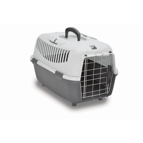 ΚΛΟΥΒΙ ΜΕΤΑΦΟΡΑΣ NOMADE IATA ΜΕ ΜΕΤΑΛΛΙΚΗ ΠΟΡΤΑ ΑΣΦΑΛΕΙΑΣ SMALL ΓΚΡΙ 48x32x32cm - 6kg